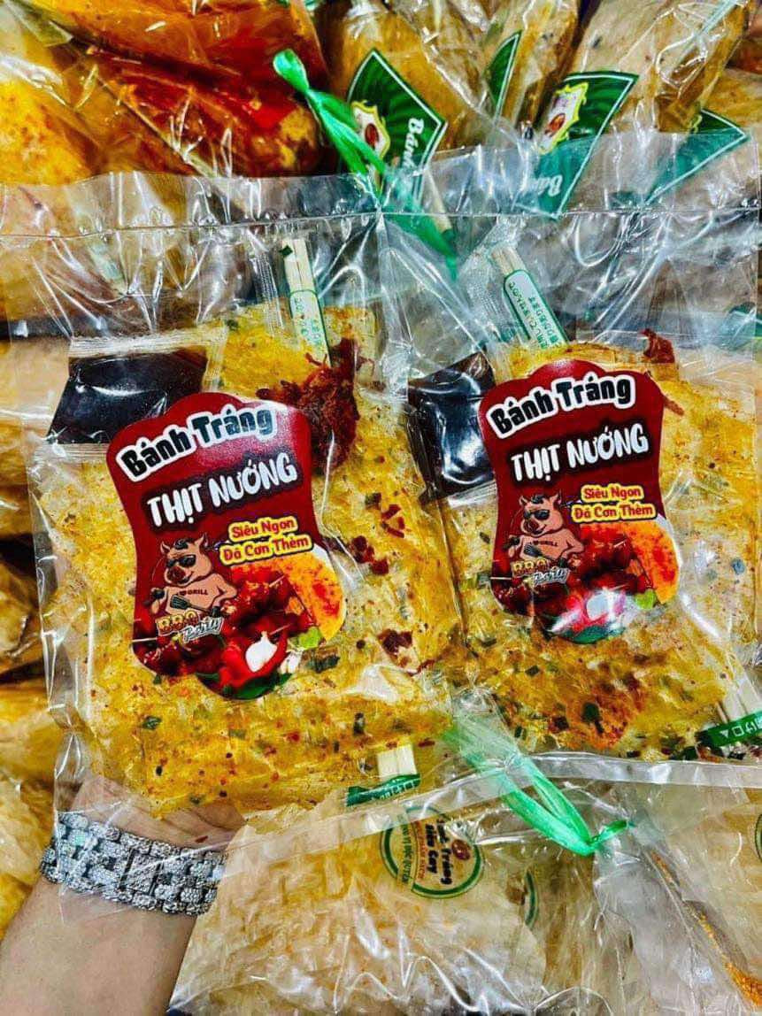Bánh tráng thịt nướng