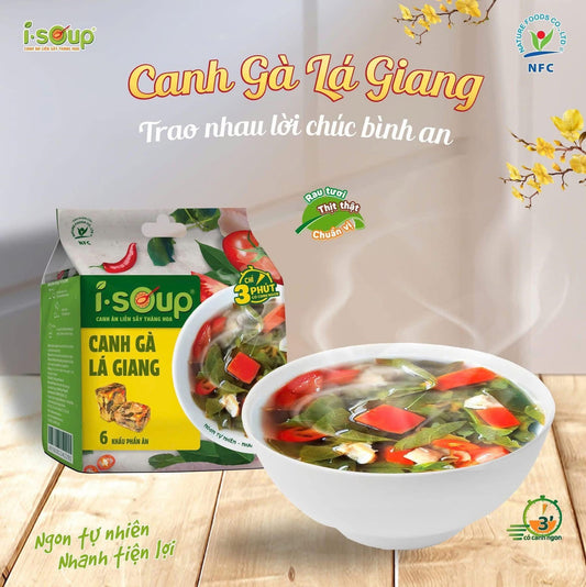 isoup canh ga la giang