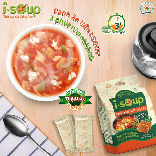 isoup canh kim chi thit ga