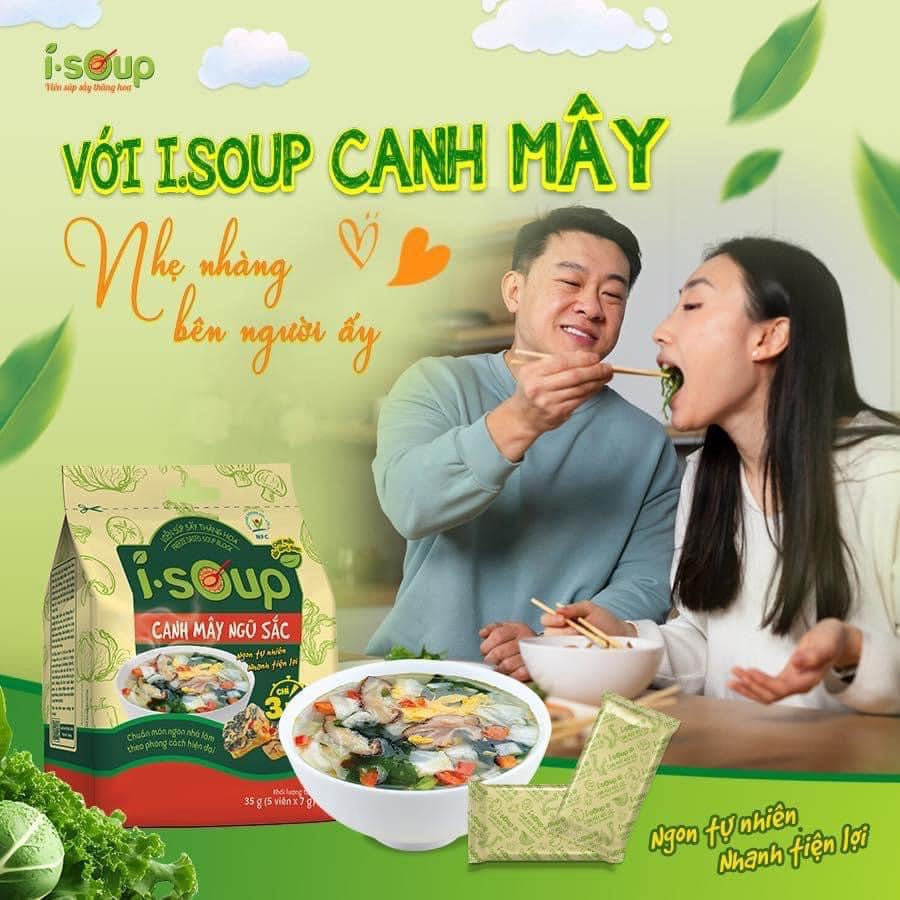 Isoup canh mây ngũ sắc